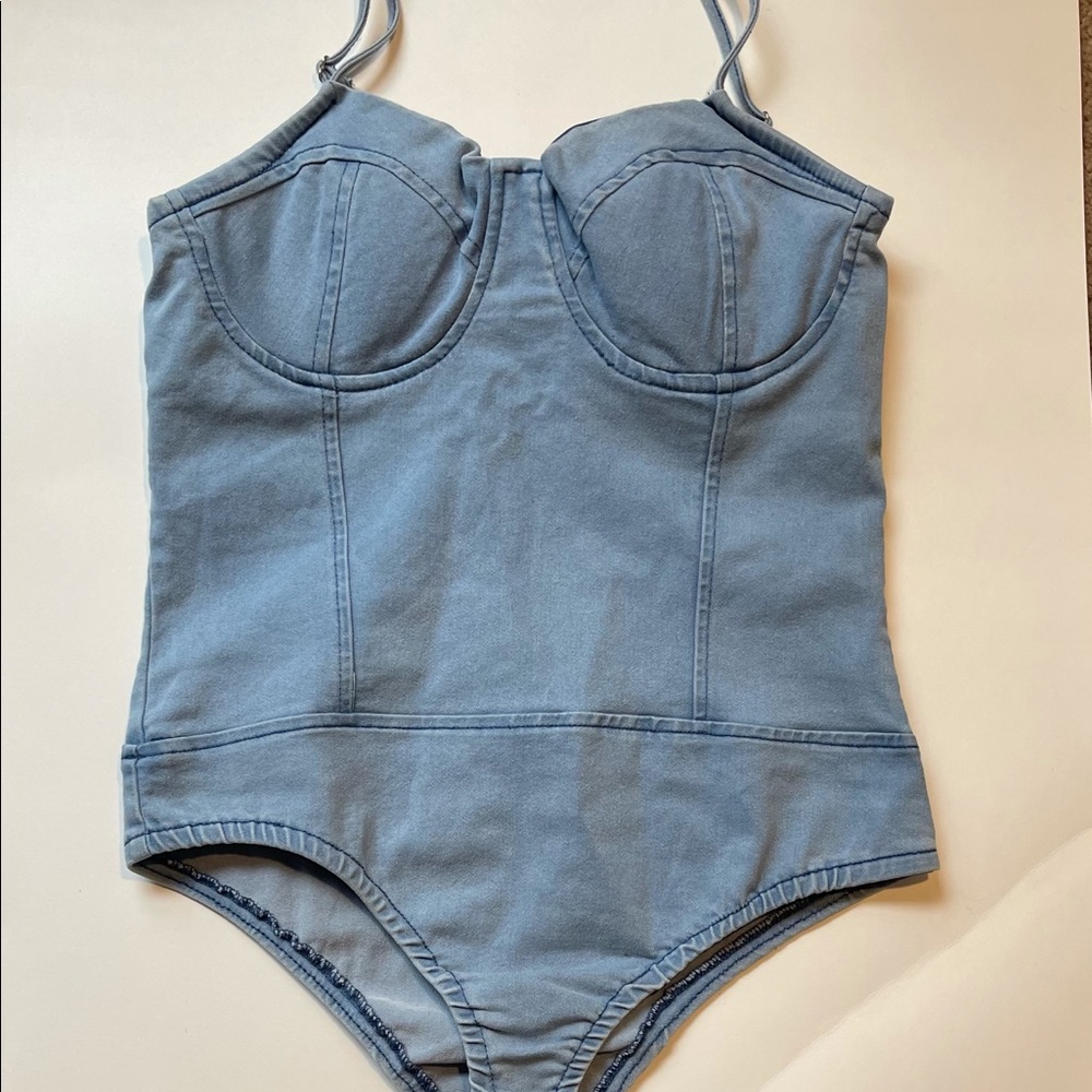 Denim Body Suit